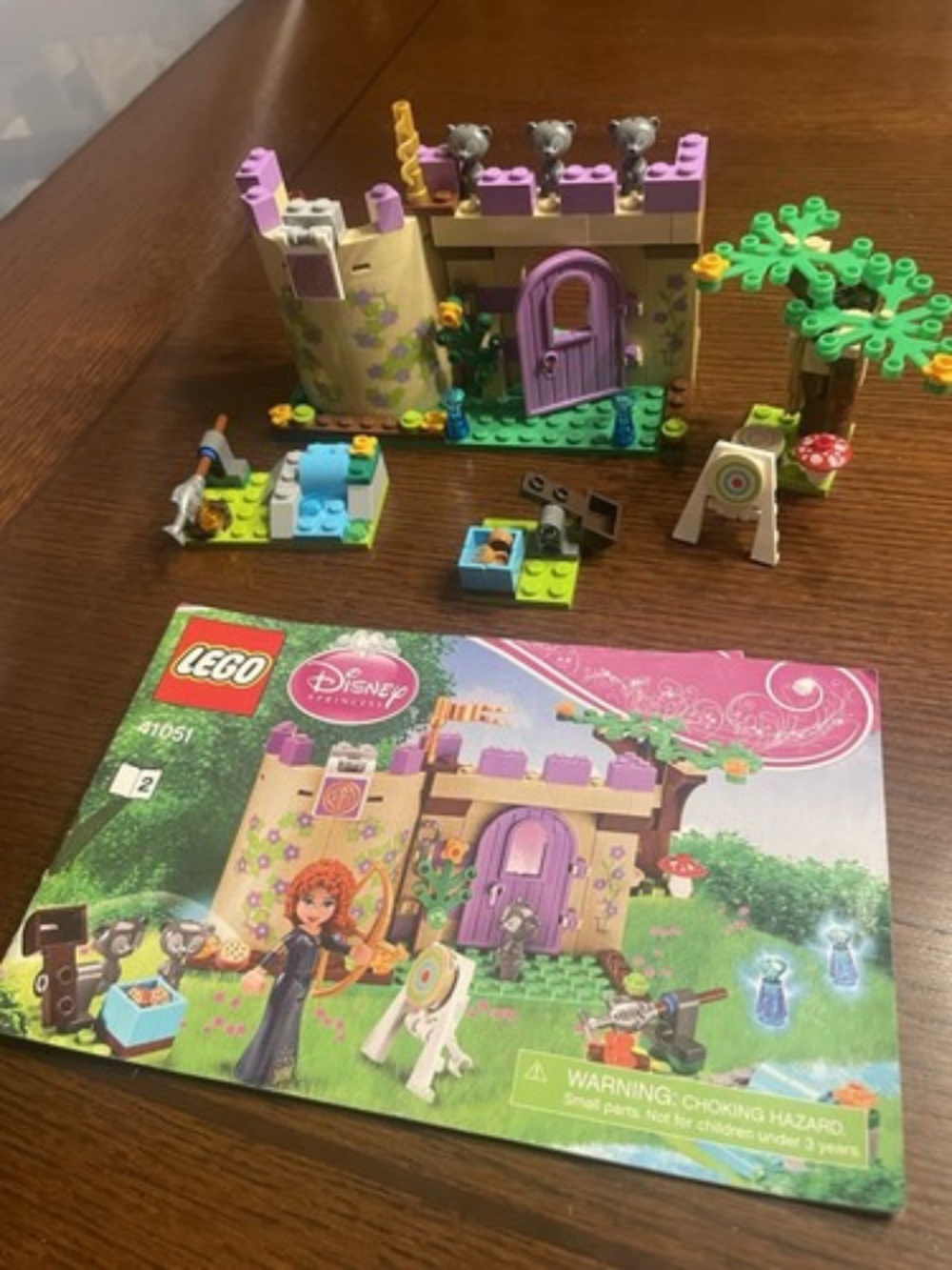 PRE-BUILT LEGO DISNEY PRINCESS "Merida's Highland Games" 41051